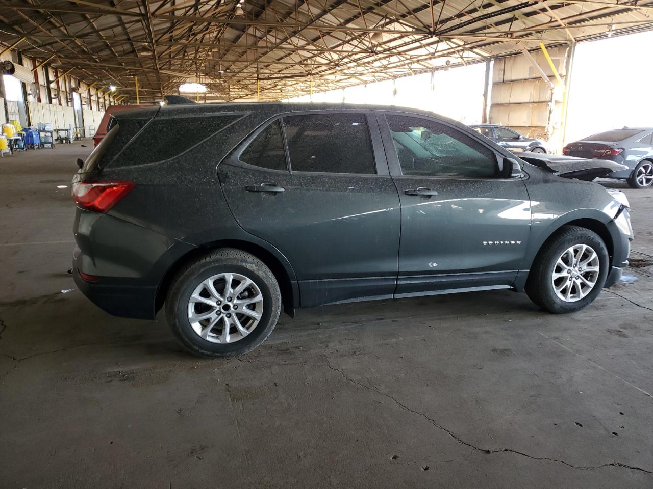 2020 Chevrolet Equinox VIN 3GNAXHEV8LS612244 Copart auction photo, front end damage thumbnail 3