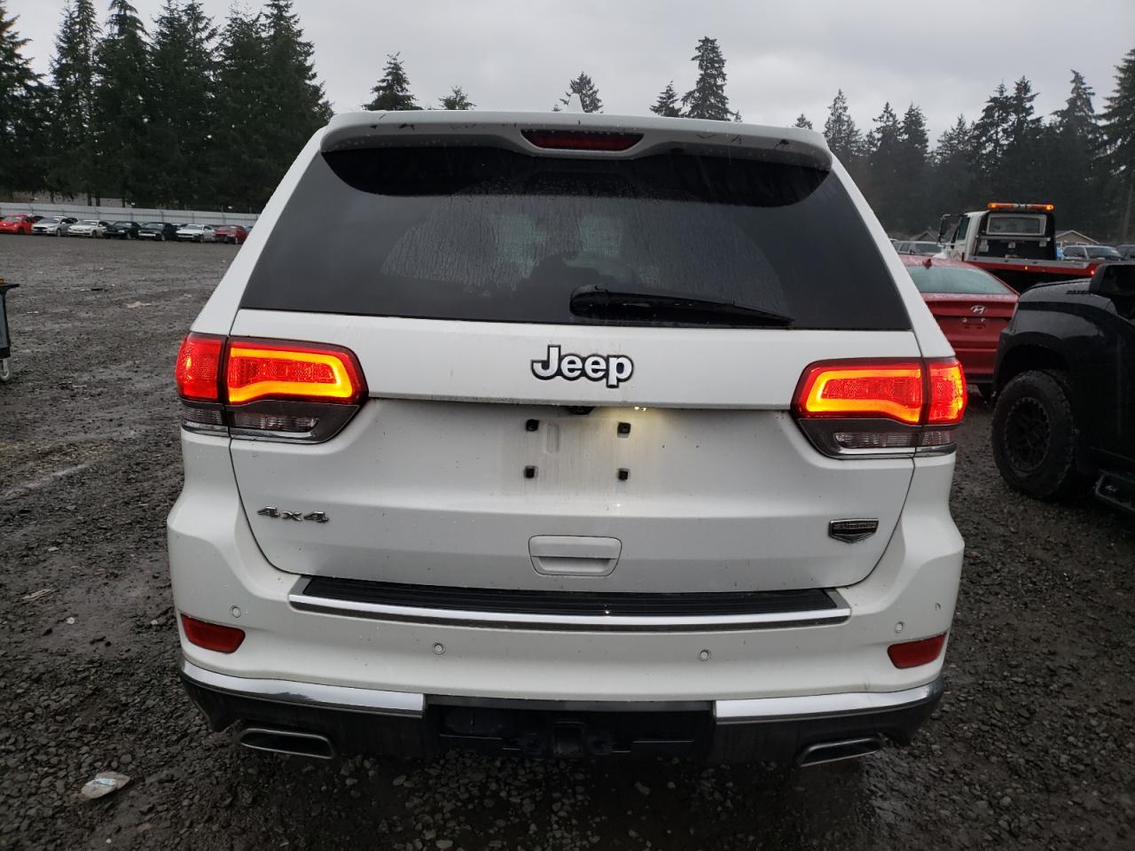 2014 Jeep Grand Cherokee VIN 1C4RJFJT8EC385202 Copart auction photo, front end damage thumbnail 6