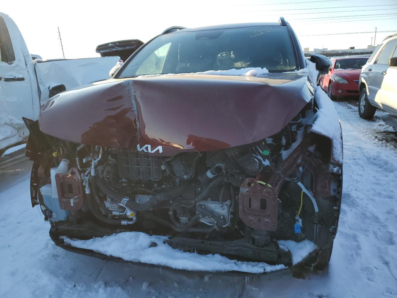 2024 KIA Sportage VIN 5XYK6CDF8RG175546 Copart auction photo, front end / minor dent/scratches damage thumbnail 5