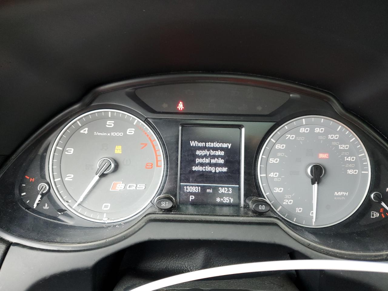 2014 Audi SQ5 VIN WA1VGAFP3EA050558 Copart auction photo, front end / side damage thumbnail 9