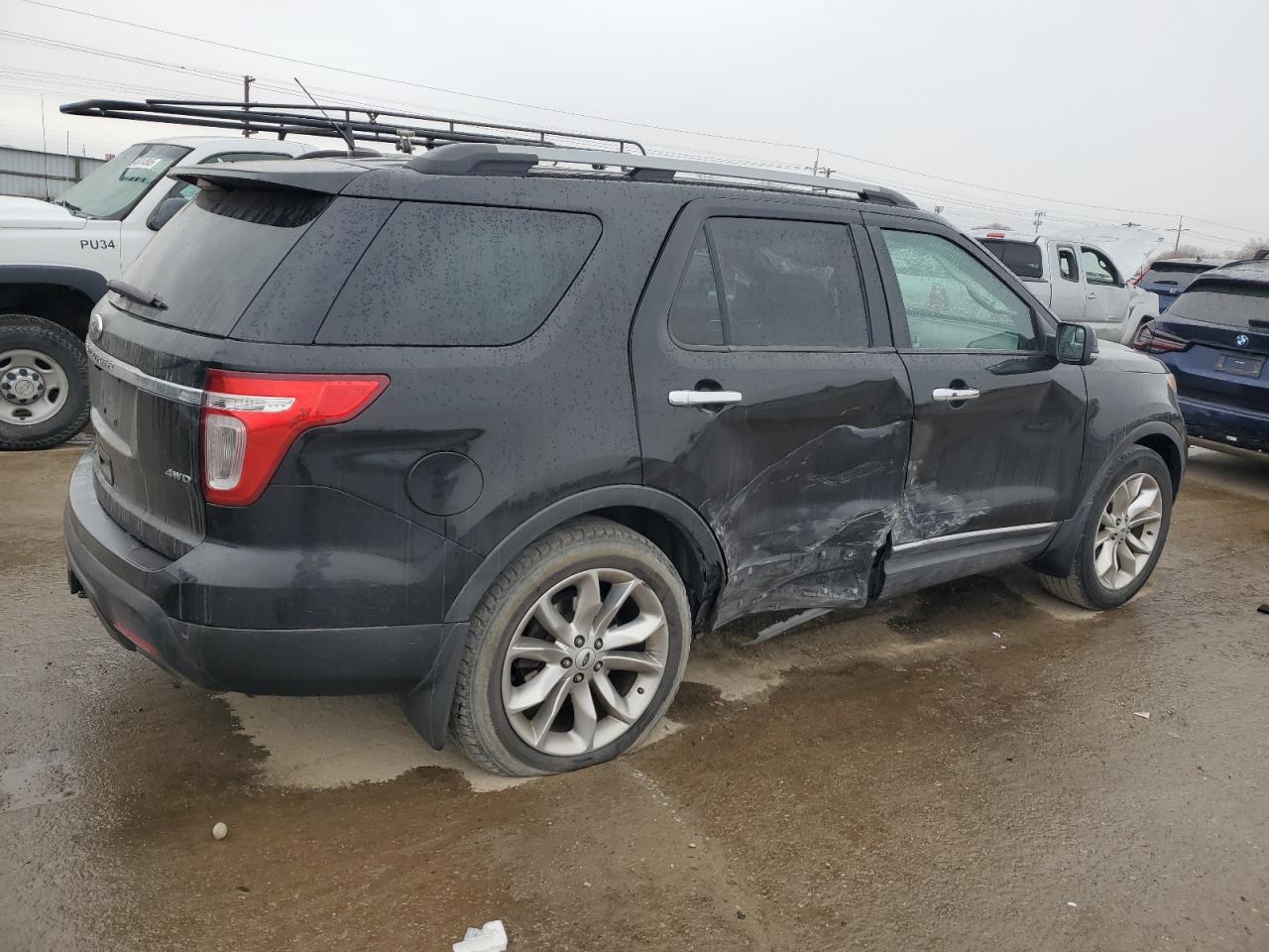 2012 Ford Explorer VIN 1FMHK8F83CGA50956 Copart auction photo, side damage thumbnail 3