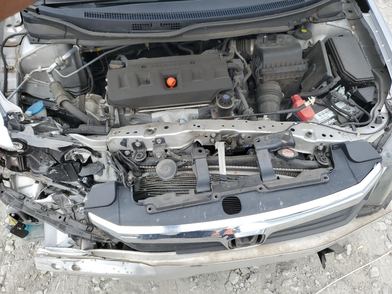 2012 Honda Civic VIN 19XFB2F51CE108464 Copart auction photo, front end damage thumbnail 12