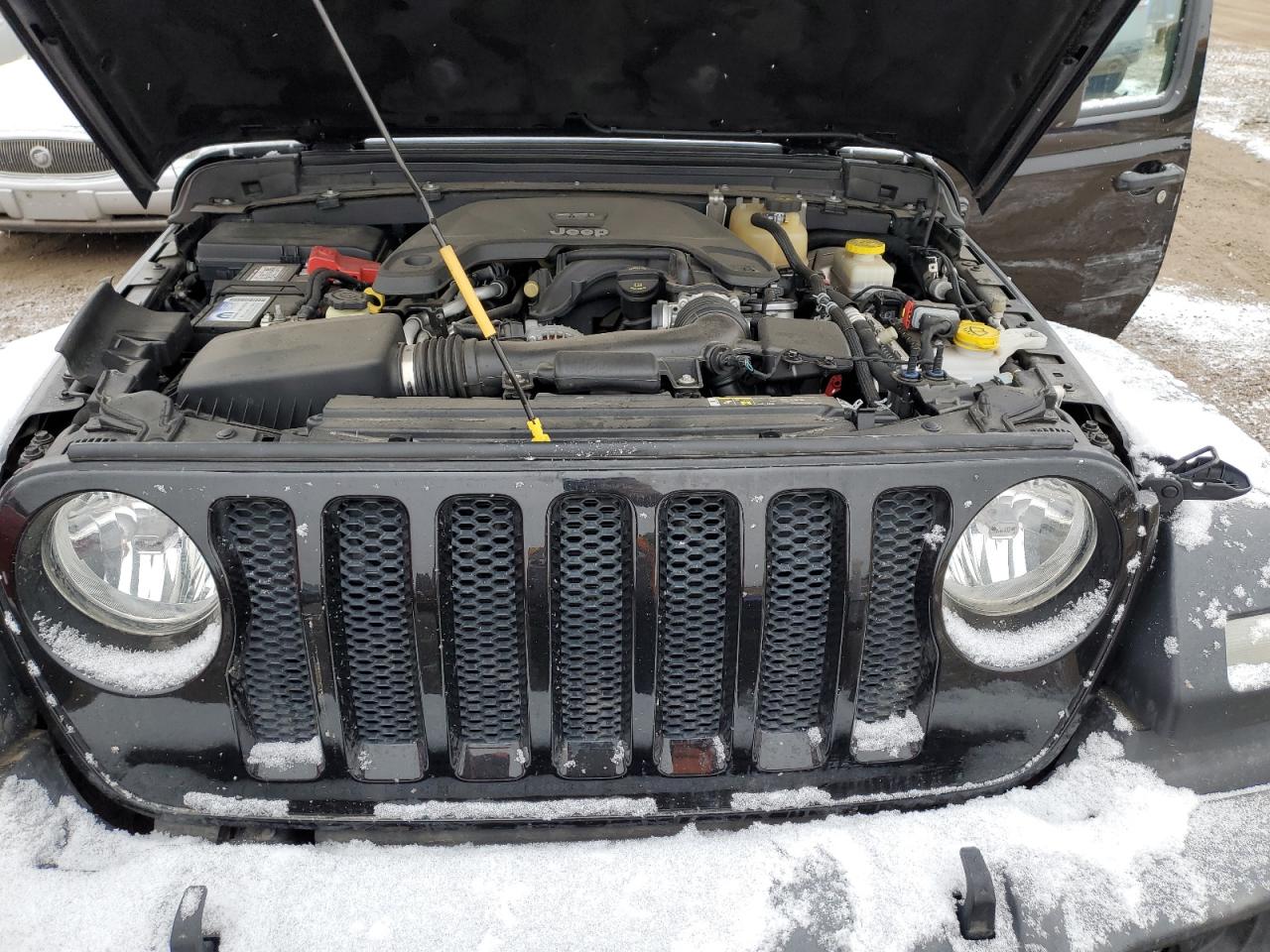 2018 Jeep Wrangler VIN 1C4HJXDG1JW113003 Copart auction photo, side damage thumbnail 13