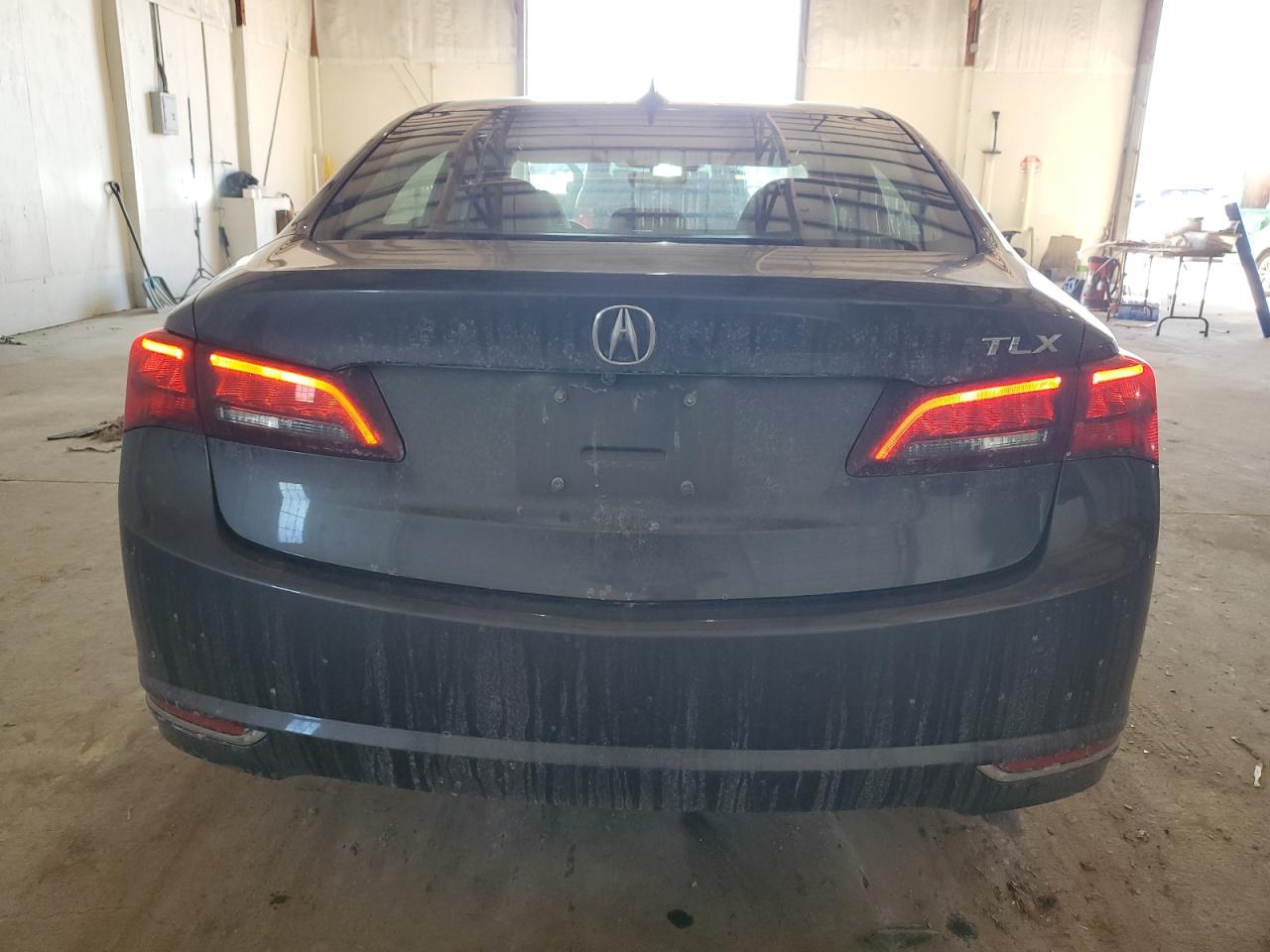 2016 Acura TLX VIN 19UUB1F55GA010128 Copart auction photo, side / front end damage thumbnail 6