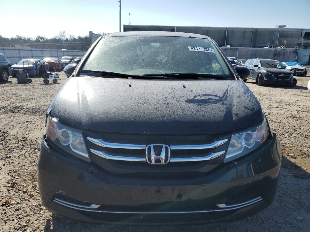 2014 Honda Odyssey VIN 5FNRL5H43EB107930 Copart auction photo, all over damage thumbnail 5