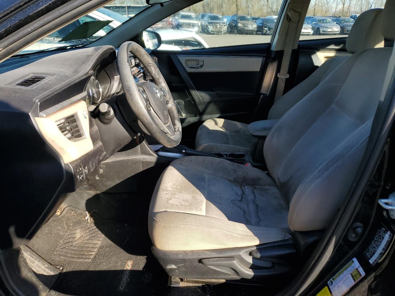 2014 Toyota Corolla VIN 5YFBURHE5EP160762 Copart auction photo, front end damage thumbnail 7