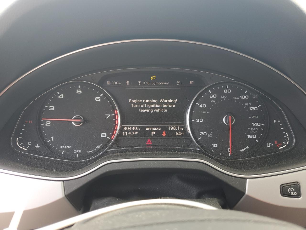 2018 Audi Q7 VIN WA1LHAF74JD007781 Copart auction photo, front end damage thumbnail 9