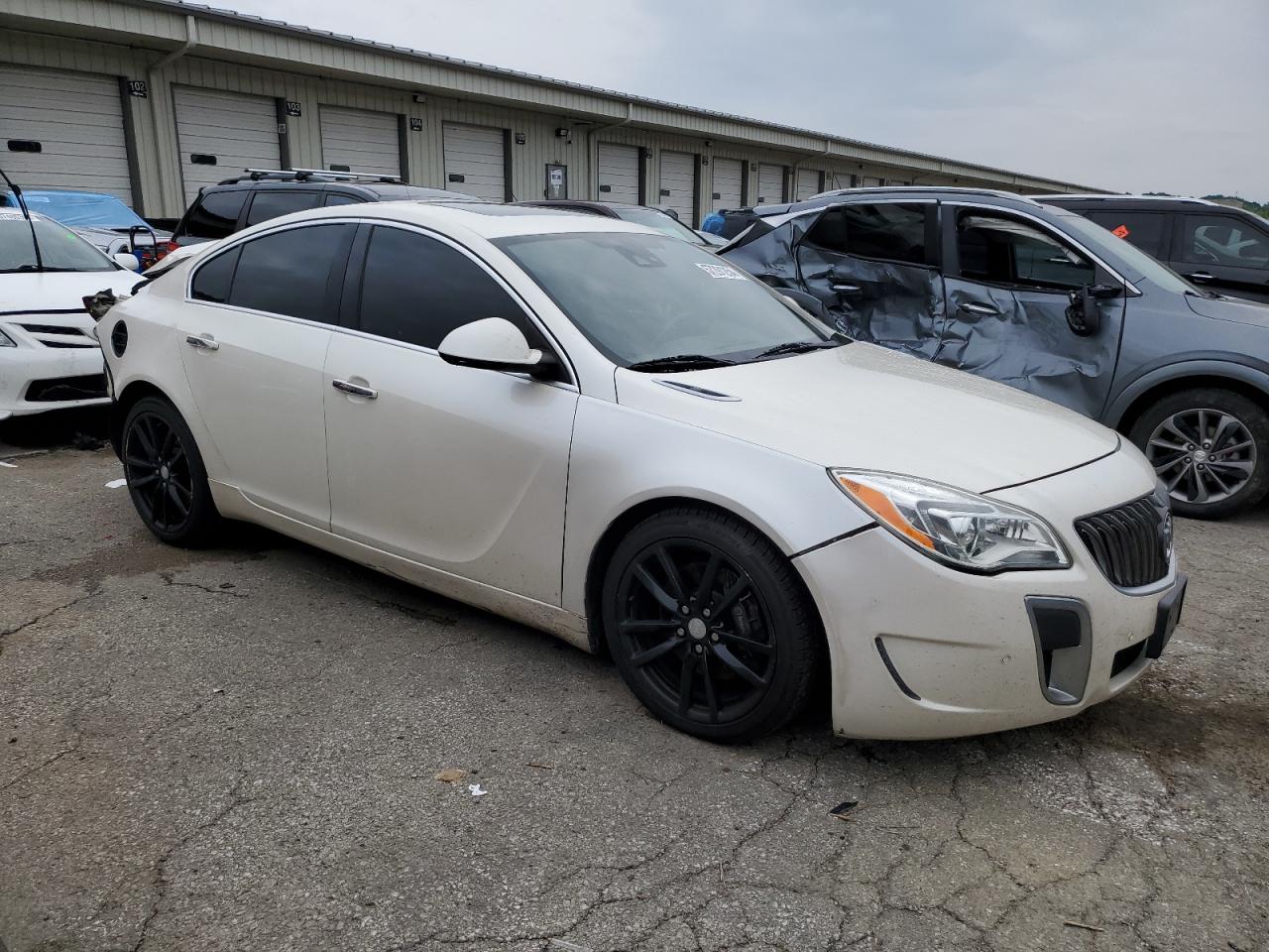 2014 Buick Regal VIN 2G4GT5GX7E9297024 Copart auction photo, rear end damage thumbnail 4