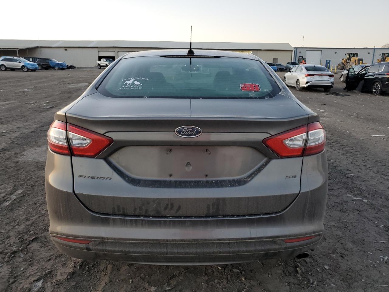 2014 Ford Fusion VIN 3FA6P0H78ER152130 Copart auction photo, front end / side damage thumbnail 6