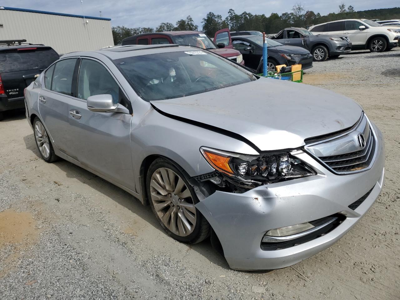 2014 Acura RLX VIN JH4KC1F55EC007264 Copart auction photo, all over damage thumbnail 4