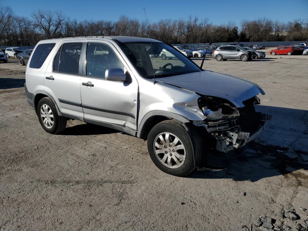 2006 Honda CR-V VIN JHLRD78876C019251 Copart auction photo, all over damage thumbnail 4