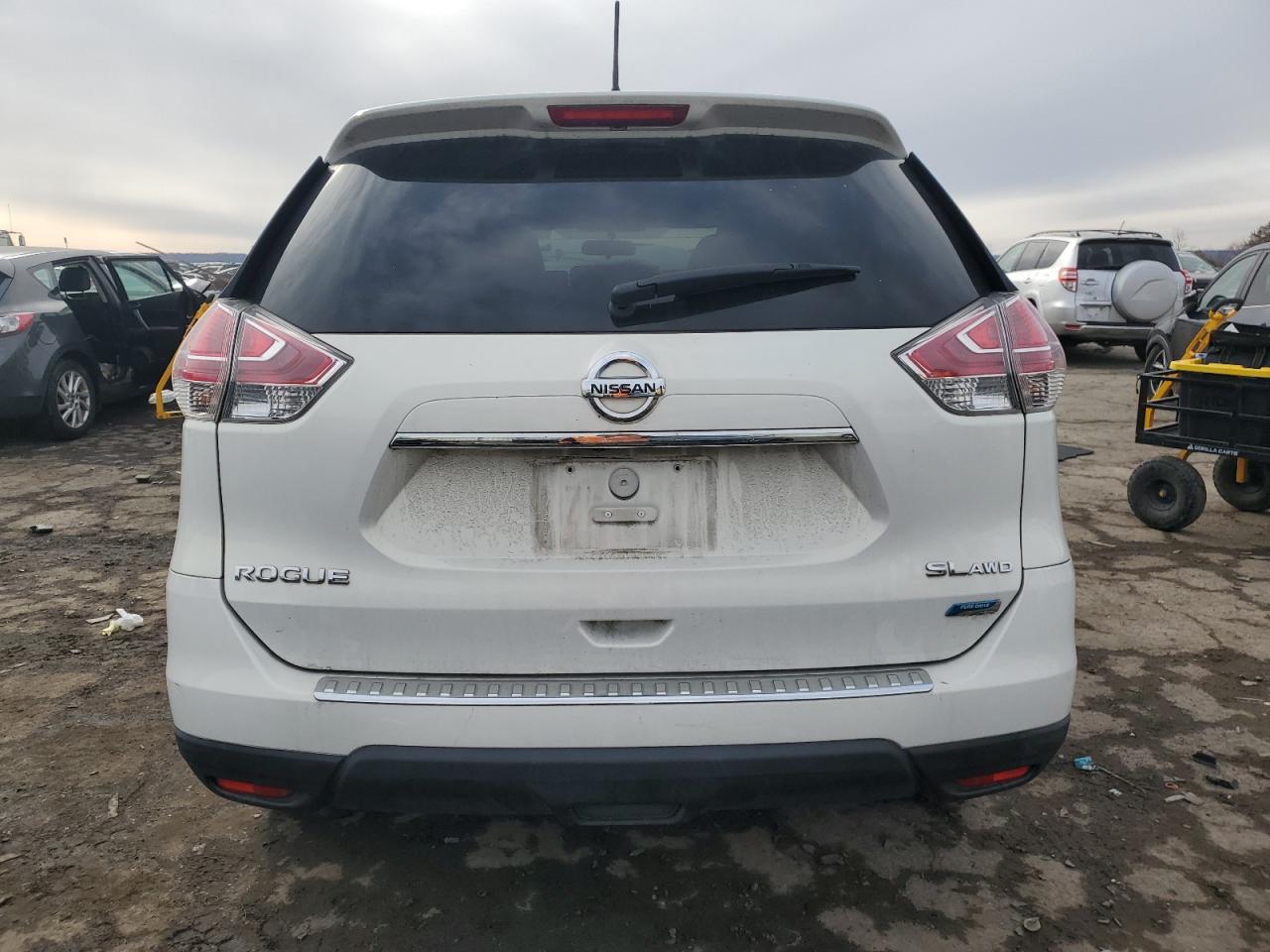 2014 Nissan Rogue VIN 5N1AT2MV8EC827629 Copart auction photo, front end damage thumbnail 6