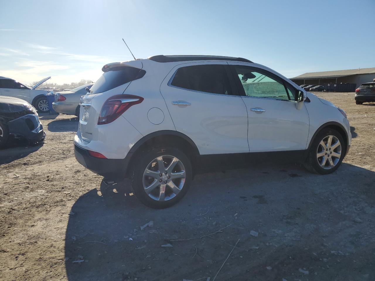 2018 Buick Encore VIN KL4CJBSBXJB691946 Copart auction photo, front end / undercarriage damage thumbnail 3