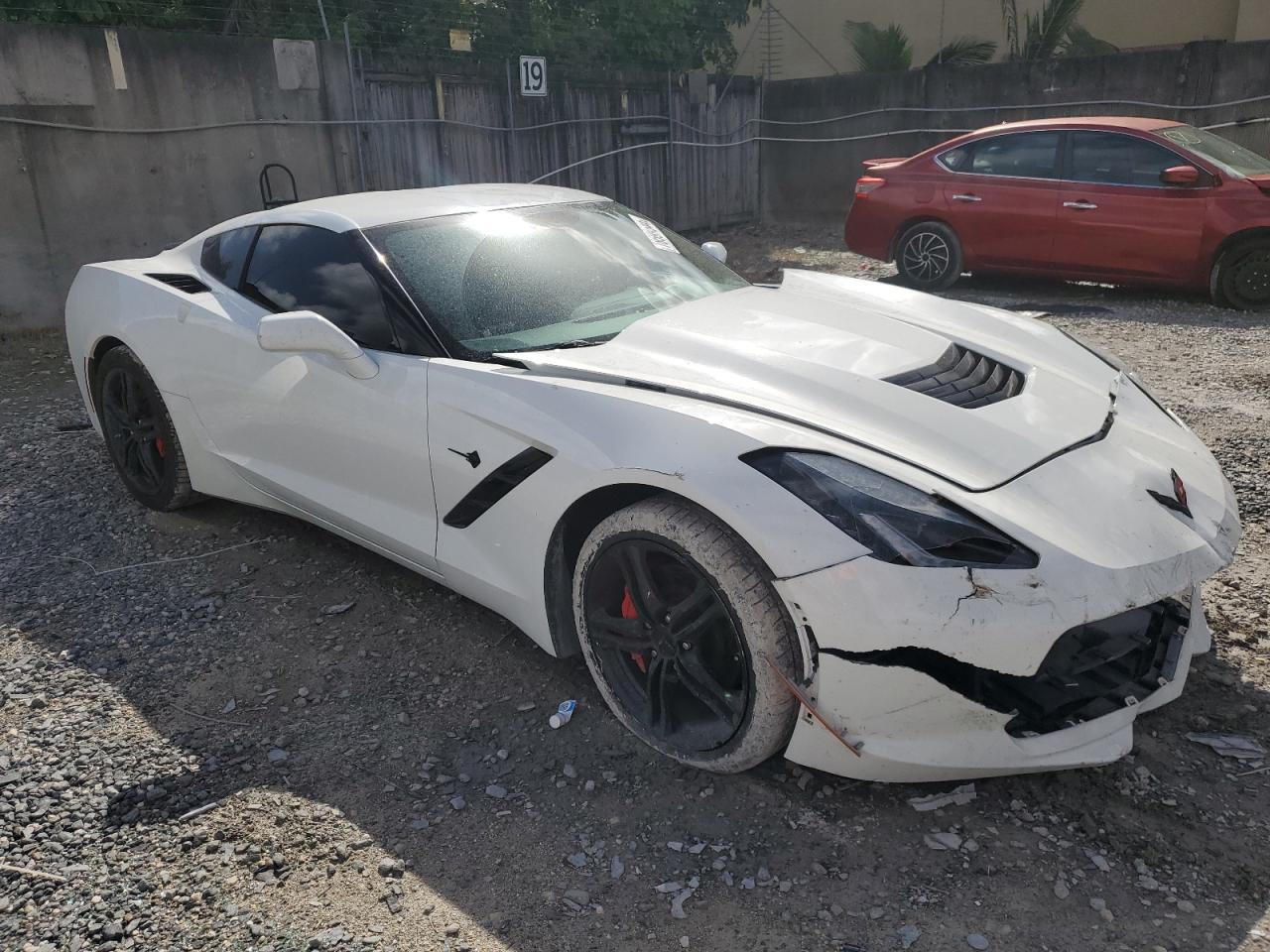 2016 Chevrolet Corvette VIN 1G1YA2D7XG5114421 Copart auction photo, front end damage thumbnail 4
