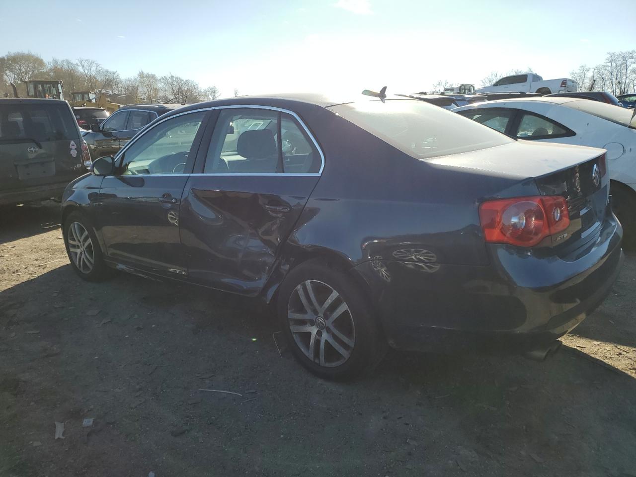 2006 Volkswagen Jetta VIN 3VWSF81K16M748409 Copart auction photo, side damage thumbnail 2