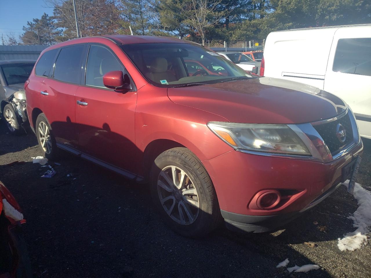 2013 Nissan Pathfinder VIN 5N1AR2MM4DC614665 Copart auction photo, front end damage thumbnail 4