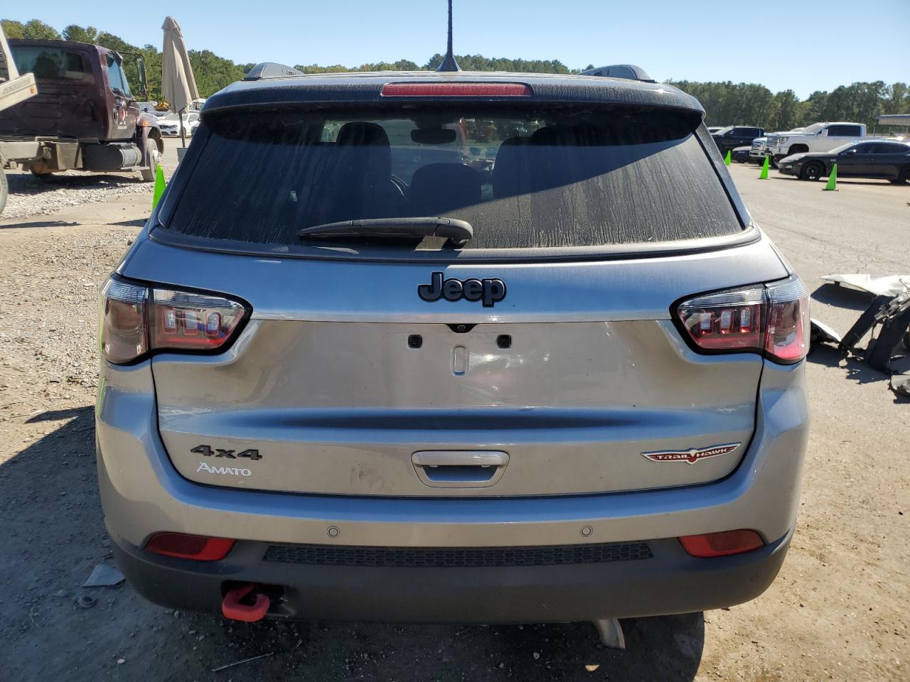 2021 Jeep Compass VIN 3C4NJDDB0MT594281 Copart auction photo, front end damage thumbnail 6