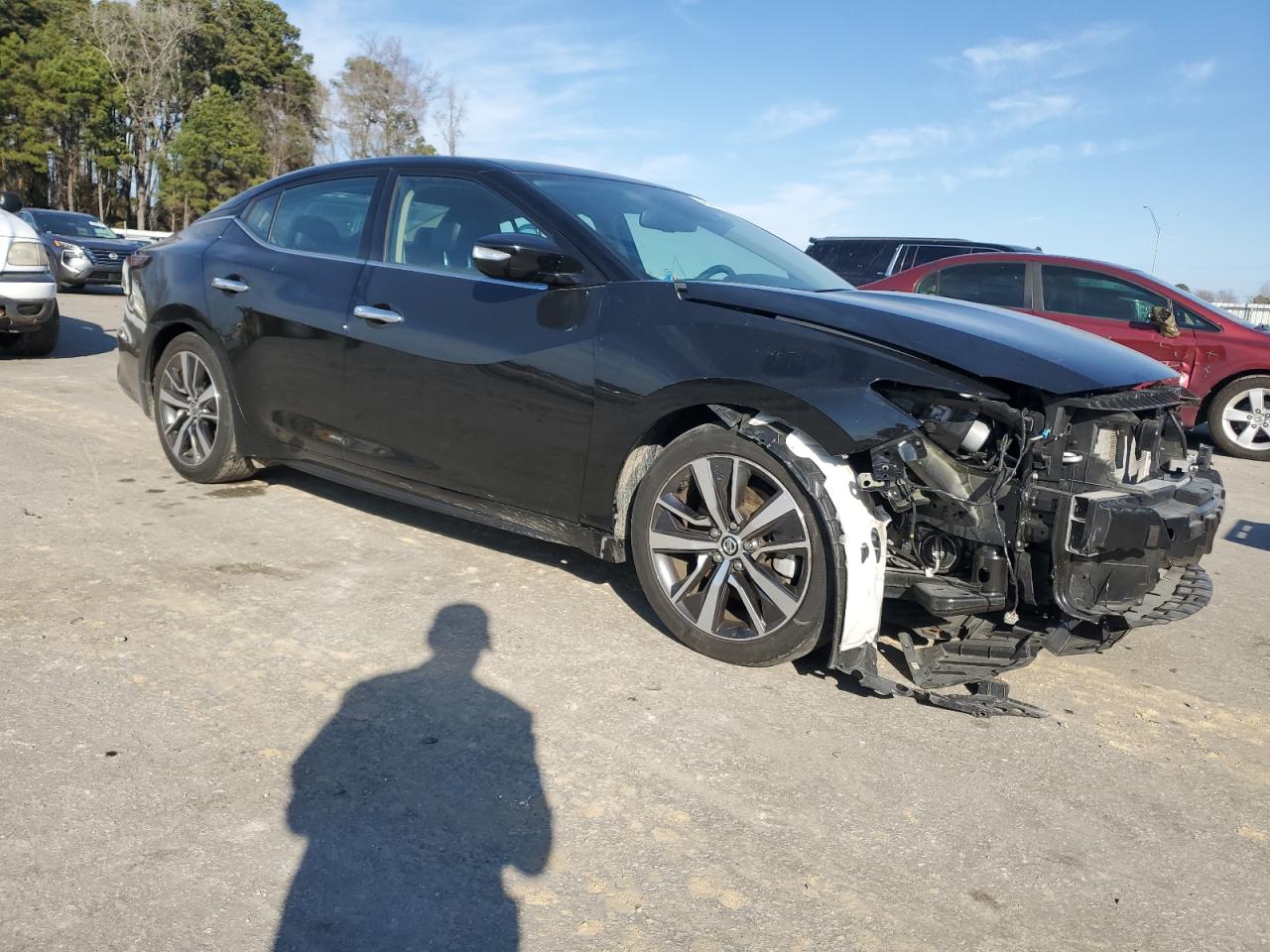 2020 Nissan Maxima VIN 1N4AA6CV0LC370904 Copart auction photo, front end damage thumbnail 4