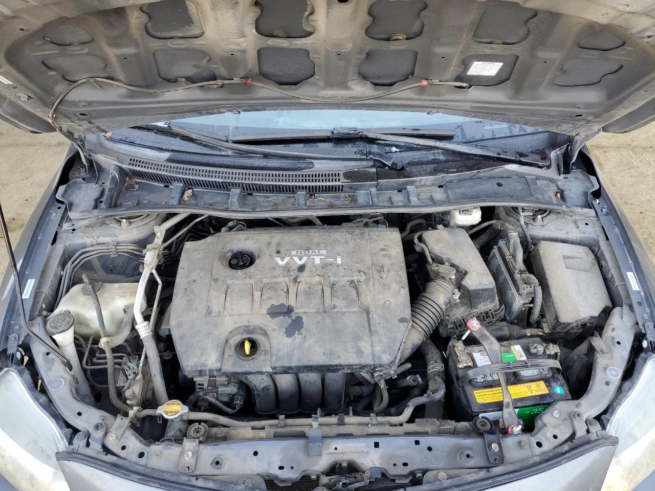 2009 Toyota Corolla VIN 1NXBU40E99Z141571 Copart auction photo, undercarriage / front end damage thumbnail 11