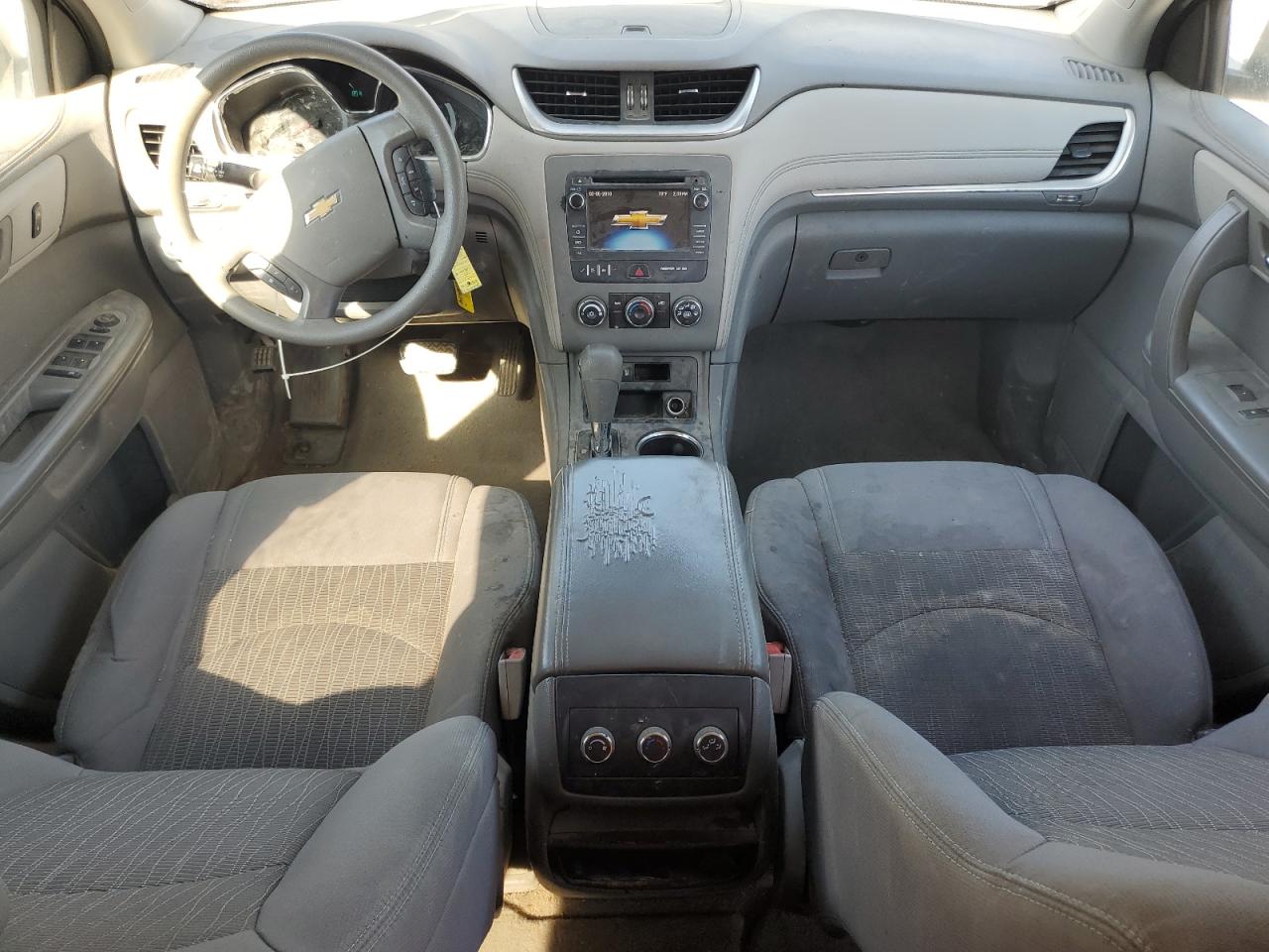2013 Chevrolet Traverse VIN 1GNKRFKD7DJ256614 Copart auction photo, front end damage thumbnail 8