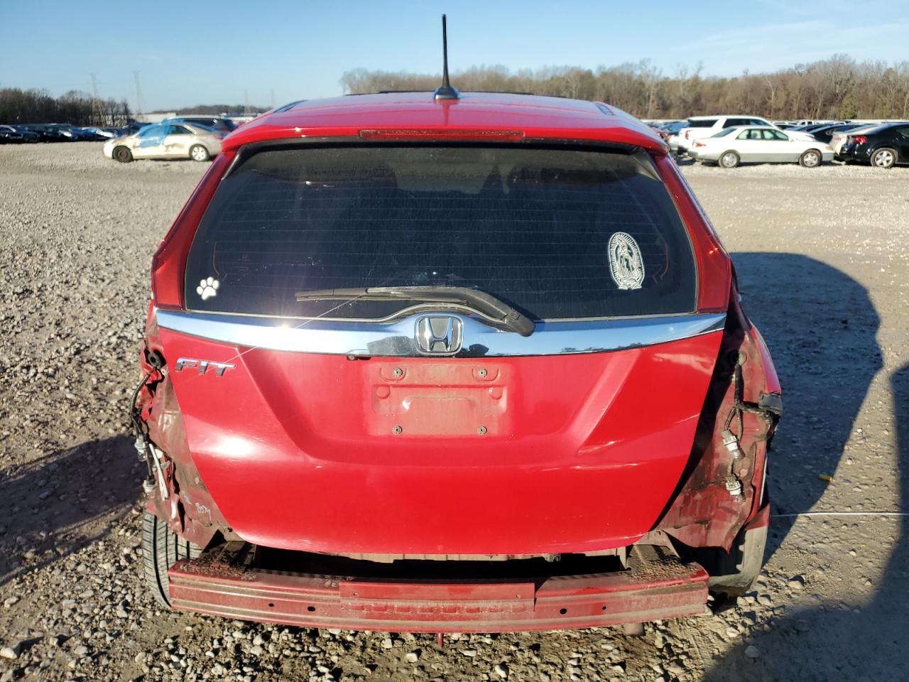 2016 Honda Fit VIN 3HGGK5H96GM704107 Copart auction photo, rear end damage thumbnail 6
