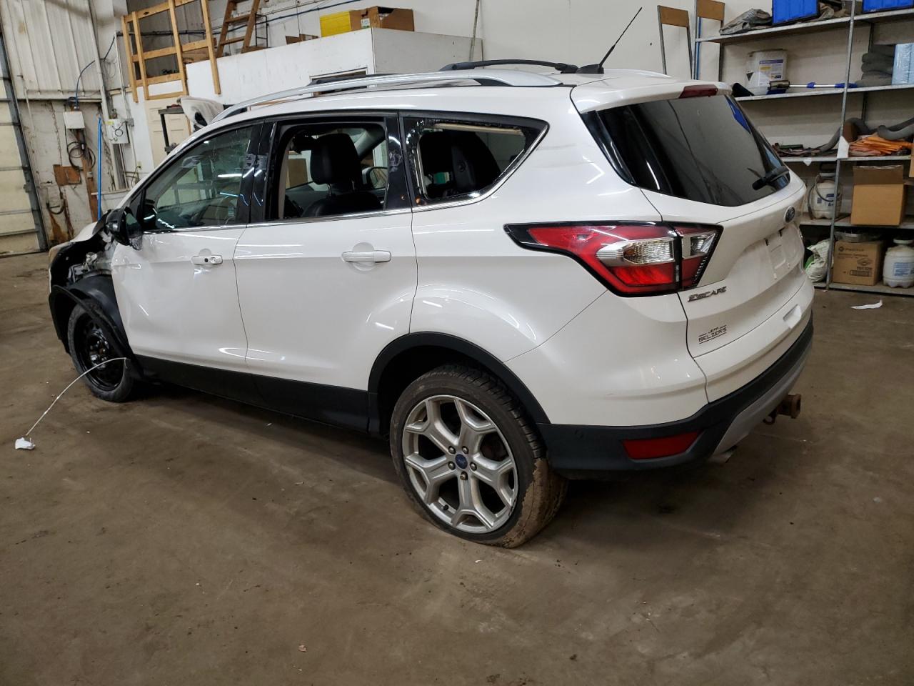 2017 Ford Escape VIN 1FMCU9J93HUB86880 Copart auction photo, front end / side damage thumbnail 2