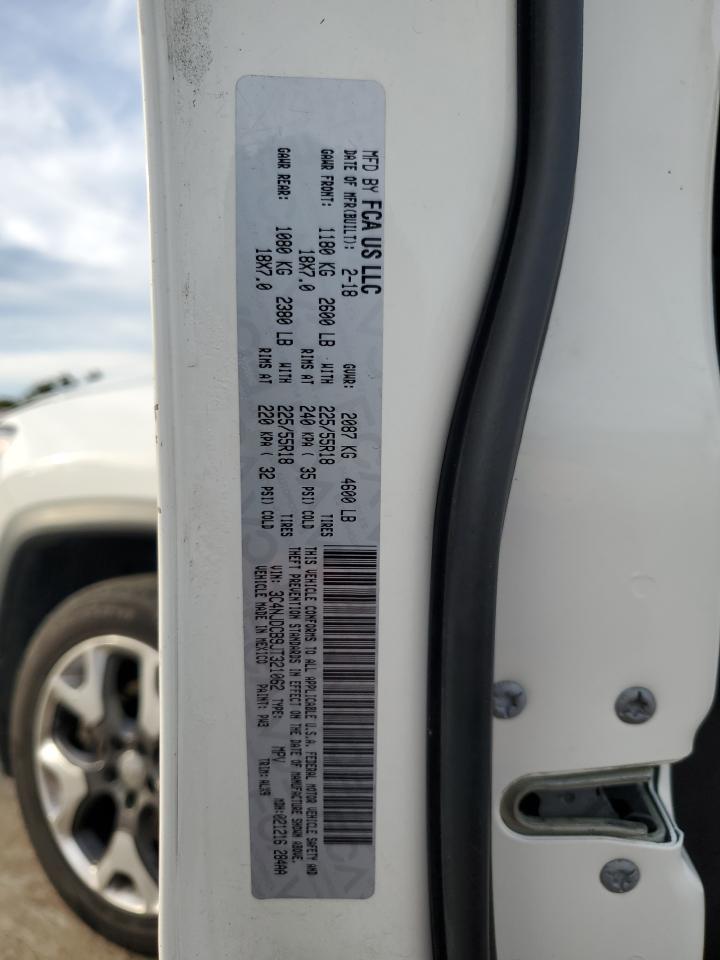 2018 Jeep Compass VIN 3C4NJDCB9JT321062 Copart auction photo, undercarriage damage thumbnail 13
