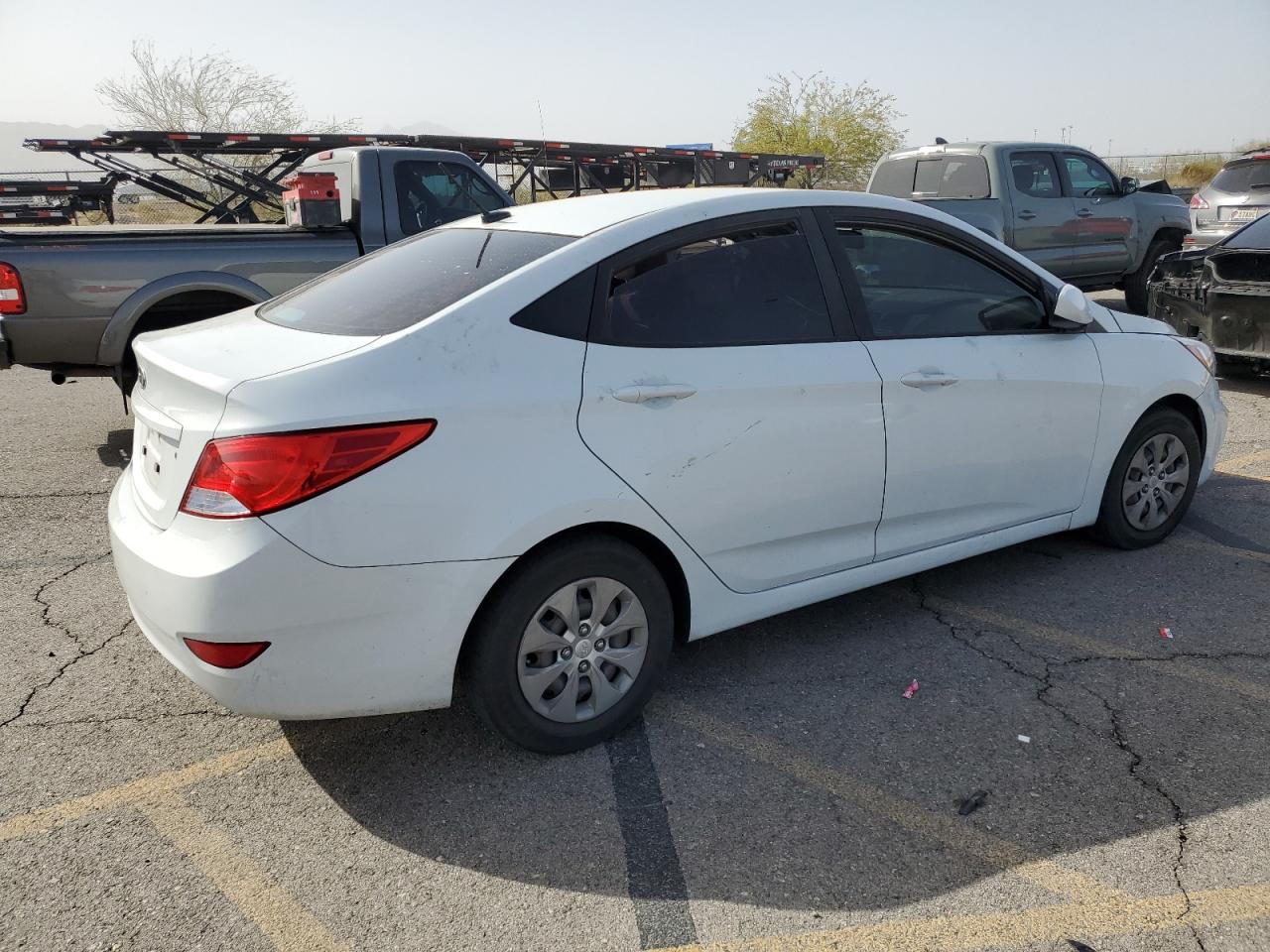 2017 Hyundai Accent VIN KMHCT4AE5HU362508 Copart auction photo, minor dent/scratches damage thumbnail 3