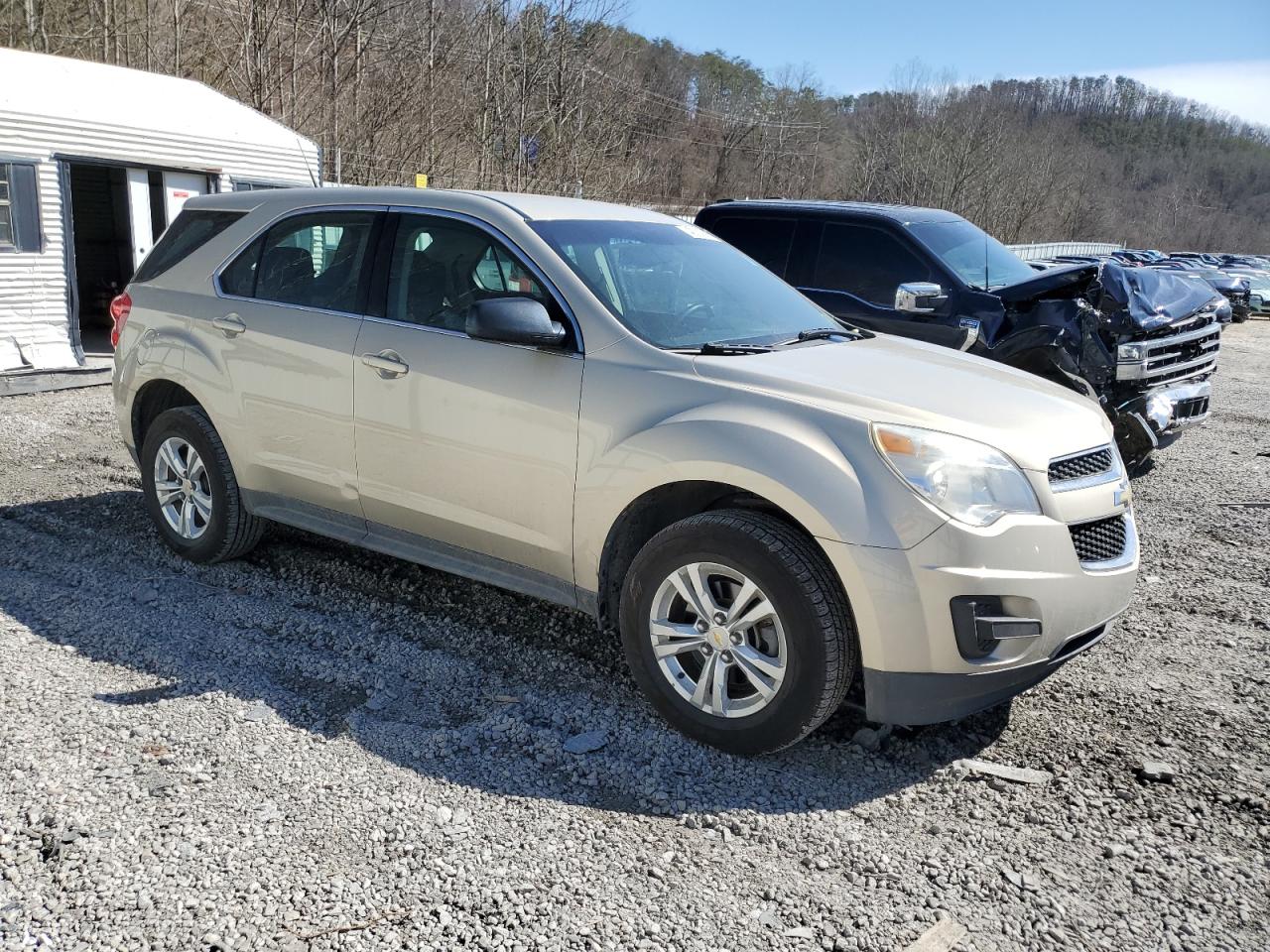 2011 Chevrolet Equinox VIN 2GNALBEC4B1268963 Copart auction photo, undercarriage / side damage thumbnail 4