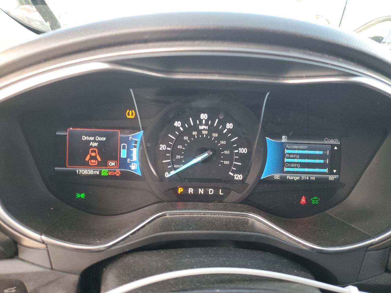 2017 Ford Fusion VIN 3FA6P0LU4HR315308 Copart auction photo, side damage thumbnail 9