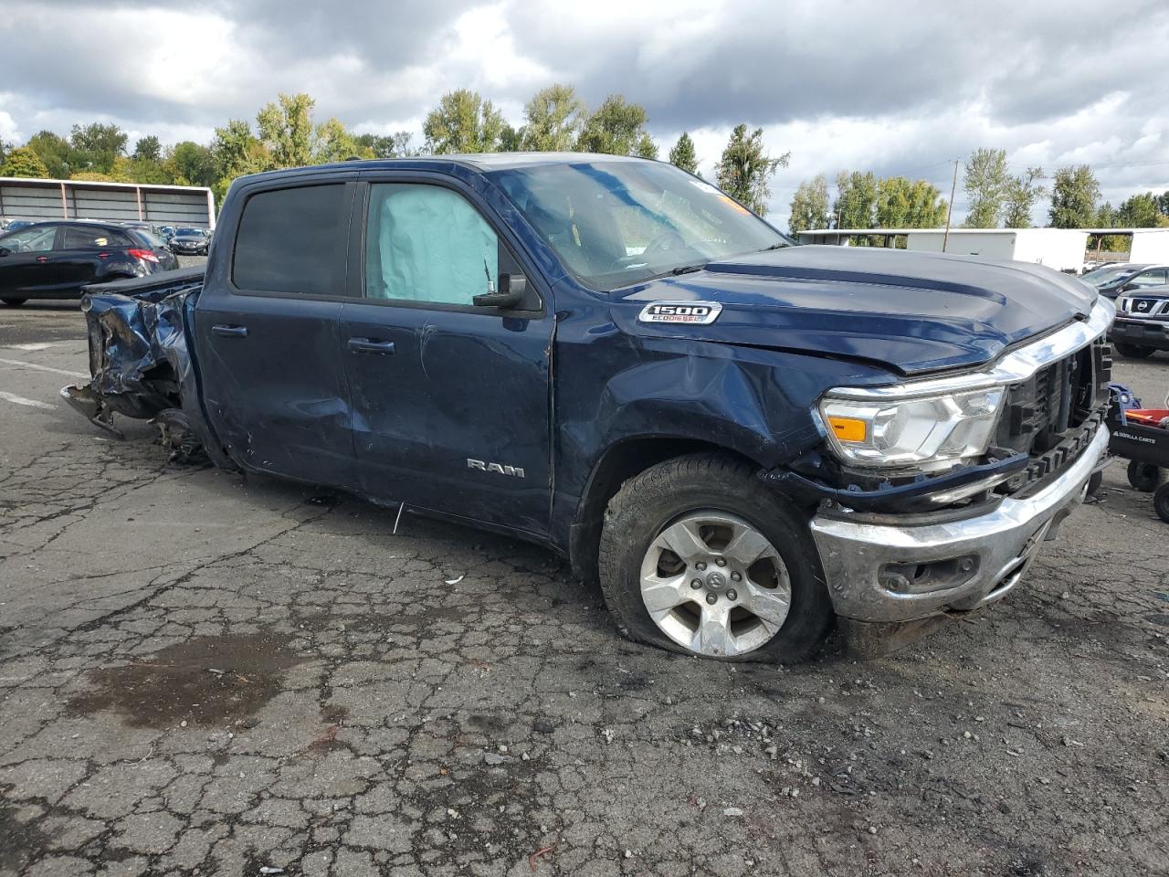 2021 RAM 1500 VIN 1C6SRFFM0MN723858 Copart auction photo, biohazard/chemical / all over damage thumbnail 4