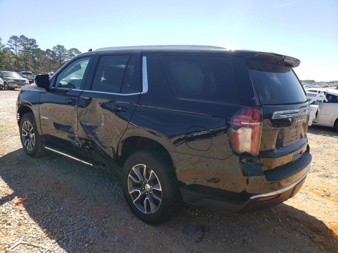 2021 Chevrolet Tahoe VIN 1GNSCNKD1MR363221 Copart auction photo, side damage thumbnail 2