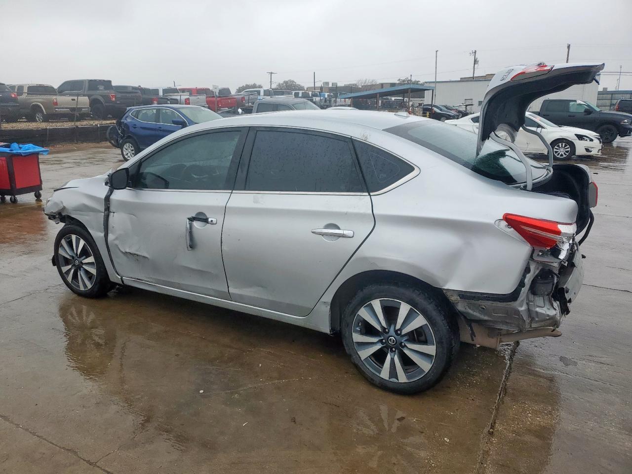 2019 Nissan Sentra VIN 3N1AB7AP6KY438181 Copart auction photo, front end / all over damage thumbnail 2
