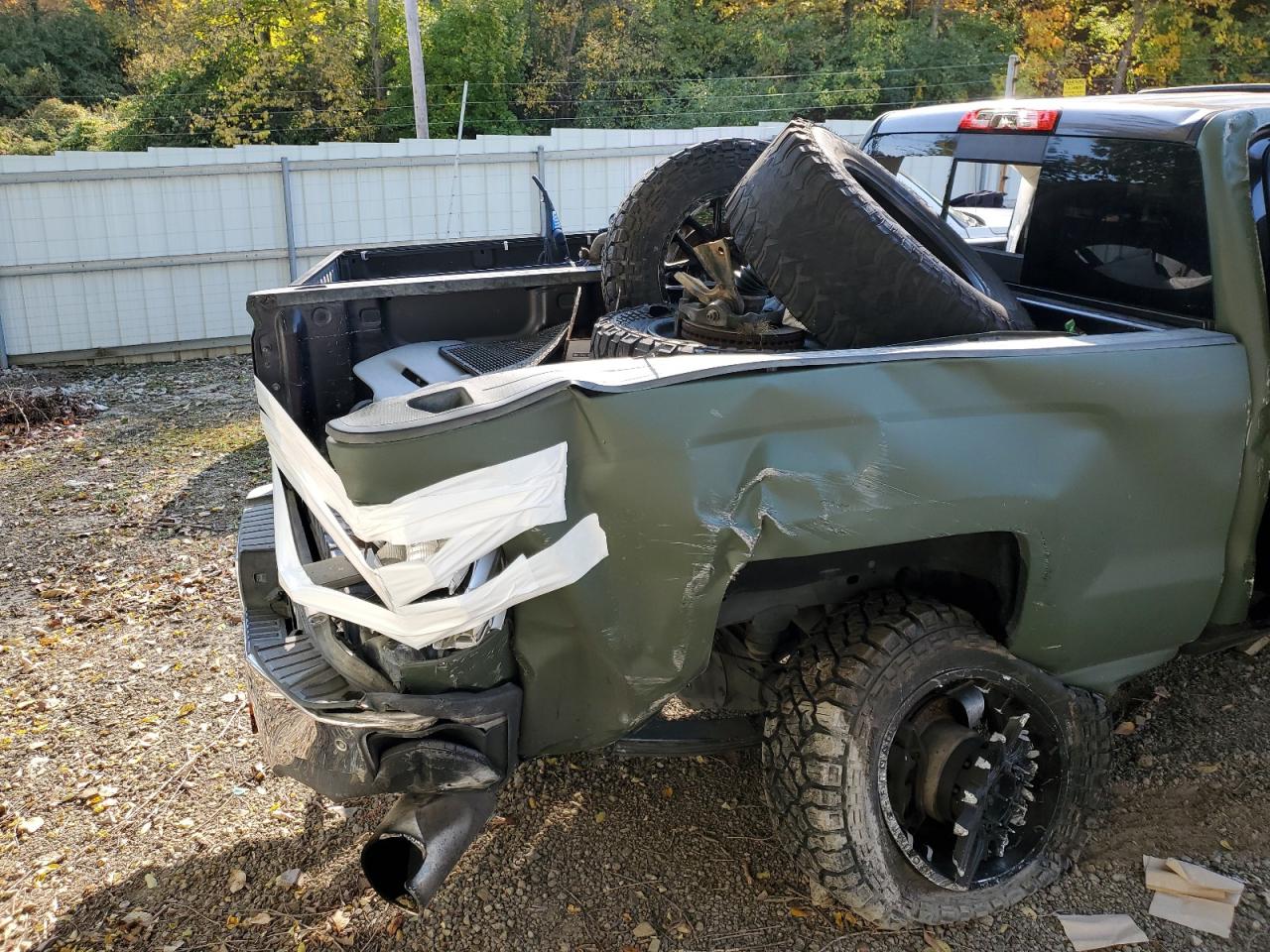 2015 Chevrolet Silverado VIN 1GC1KWE88FF572066 Copart auction photo, all over damage thumbnail 10
