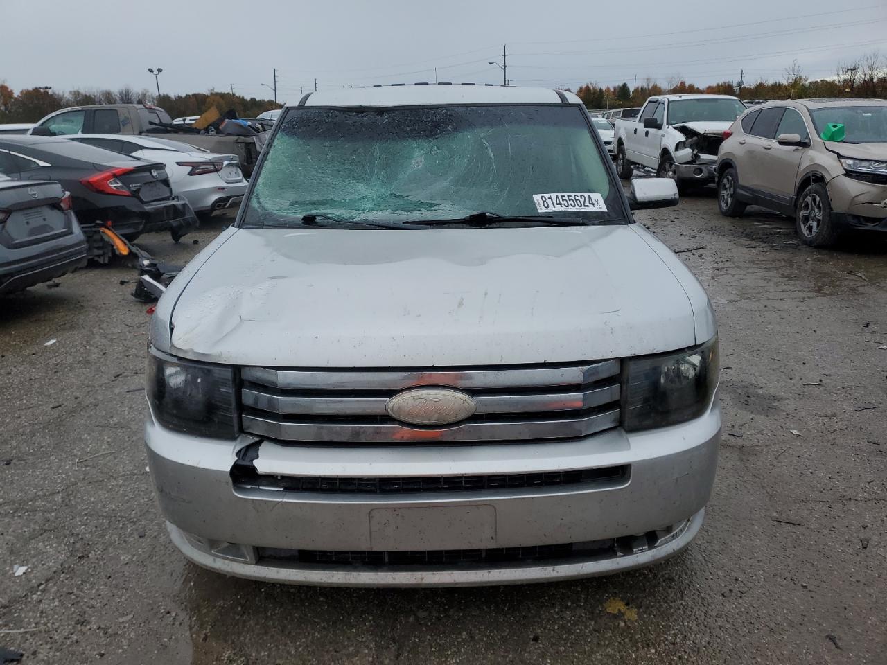 2011 Ford Flex VIN 2FMGK5CC1BBD36815 Copart auction photo, top/roof / front end damage thumbnail 5