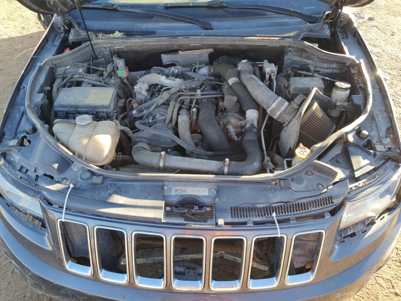 2014 Jeep Grand Cherokee VIN 1C4RJFCM8EC315611 Copart auction photo, all over damage thumbnail 12