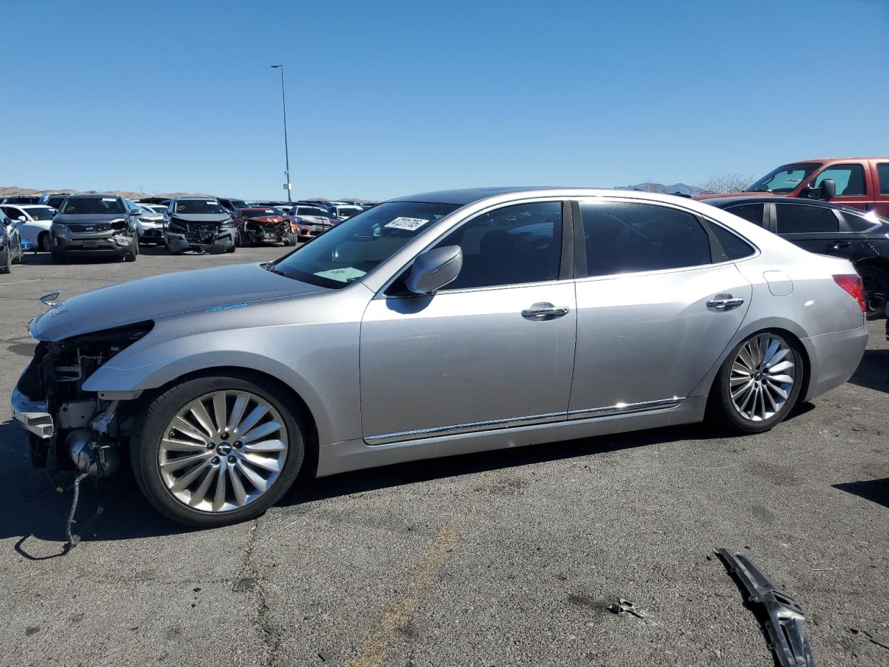 2014 Hyundai Equus VIN KMHGH4JHXEU076582 - Copart auction photo