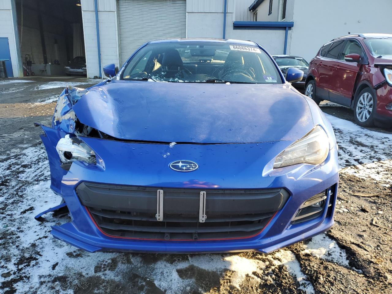 2017 Subaru BRZ VIN JF1ZCAC1XH9601177 Copart auction photo, front end / side damage thumbnail 5