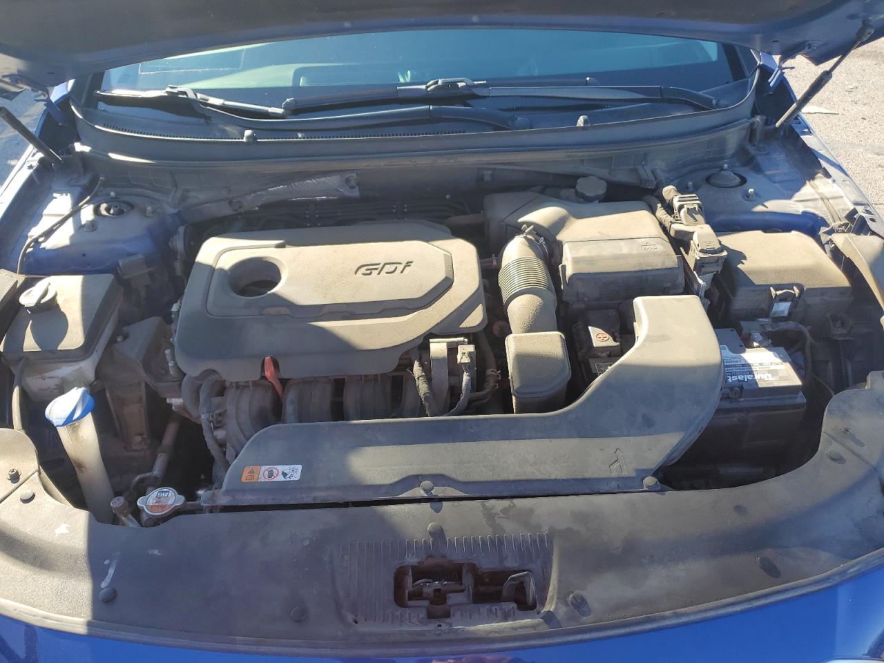 2017 Hyundai Sonata VIN 5NPE24AF7HH564477 Copart auction photo, front end / undercarriage damage thumbnail 11