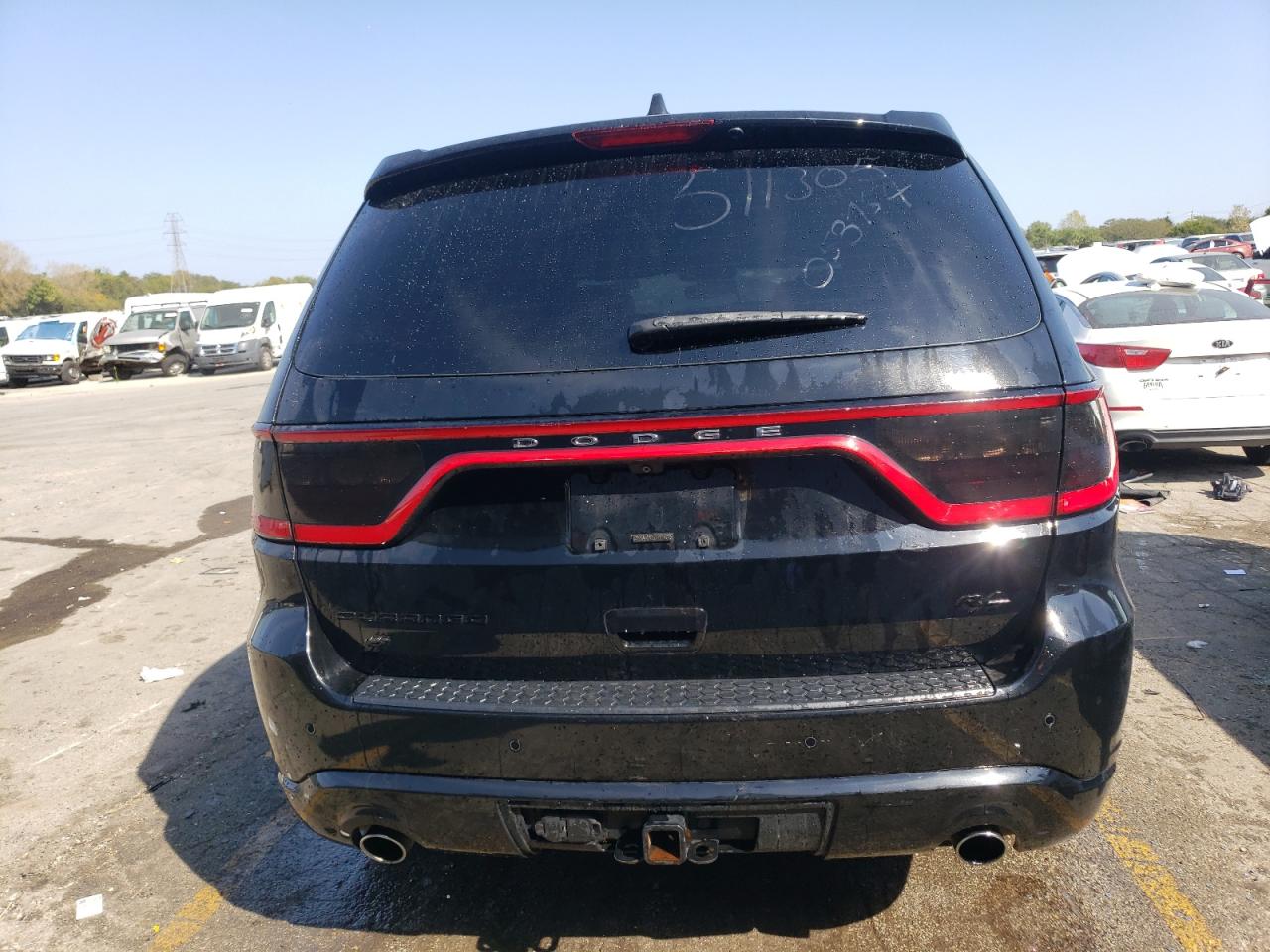 2019 Dodge Durango VIN 1C4SDJCTXKC536819 Copart auction photo, vandalism / missing/altered vin damage thumbnail 6