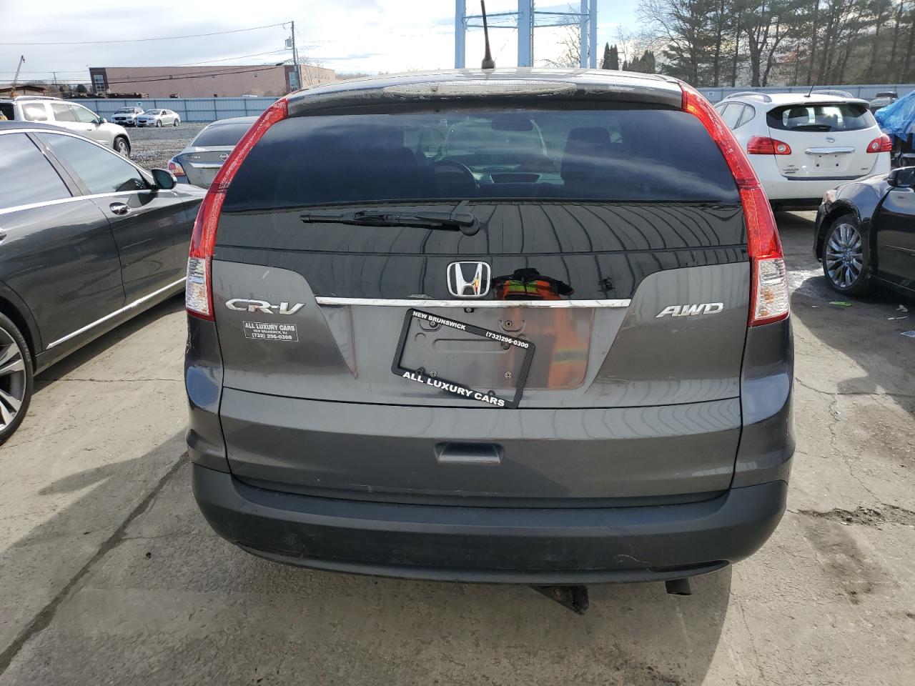 2014 Honda CR-V VIN 2HKRM4H34EH644354 Copart auction photo, rear end / minor dent/scratches damage thumbnail 6