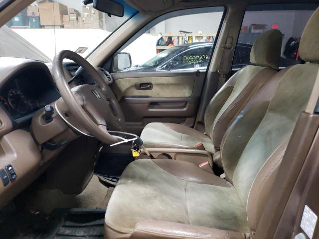 2002 Honda CR-V VIN JHLRD78862C080021 Copart auction photo, front end / side damage thumbnail 7