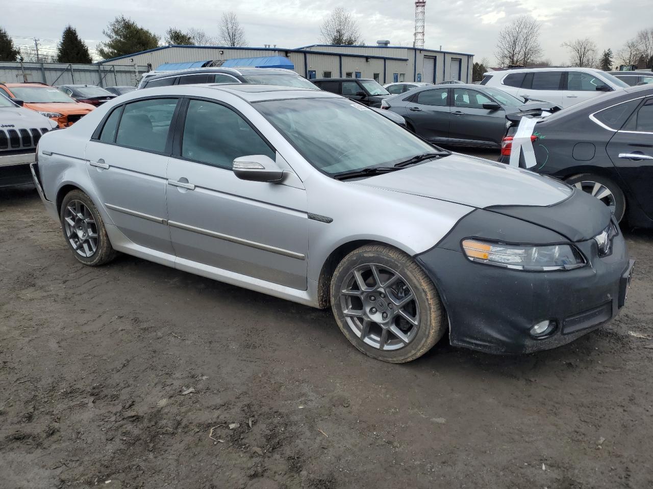 2008 Acura TL VIN 19UUA76518A025054 Copart auction photo, rear end / front end damage thumbnail 4