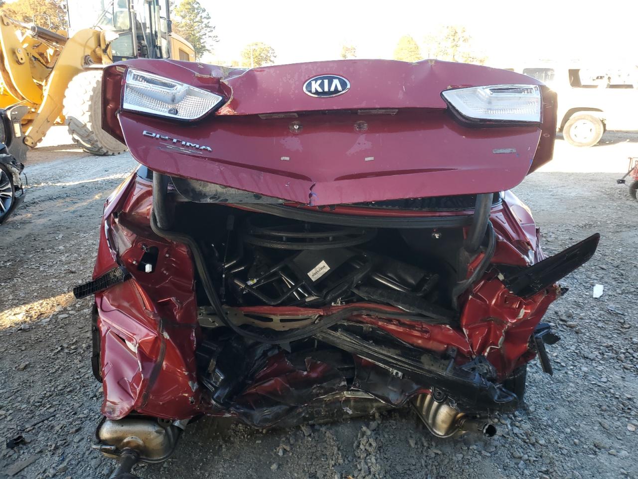 2015 KIA Optima VIN 5XXGM4A75FG448439 Copart auction photo, all over damage thumbnail 6