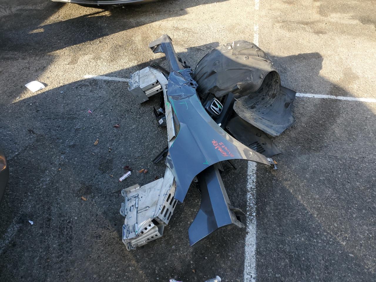 2019 Honda Civic VIN 19XFC1F34KE215383 Copart auction photo, all over damage thumbnail 12