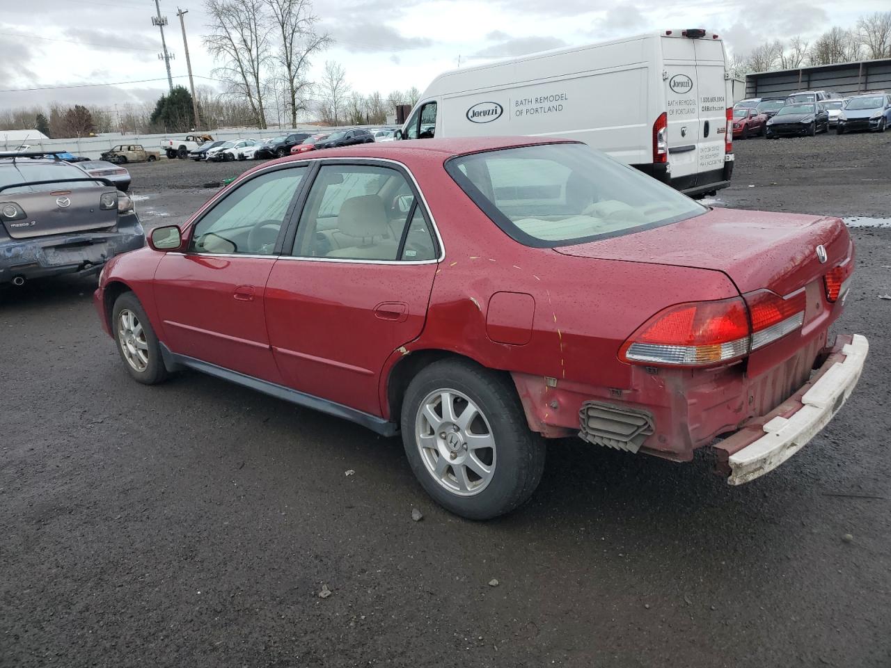 2002 Honda Accord VIN JHMCG567X2C011677 Copart auction photo, rear end damage thumbnail 2
