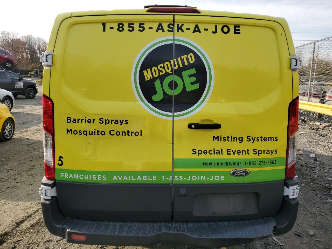 2018 Ford Transit VIN 1FTYE1YM4JKA60371 Copart auction photo, front end / side damage thumbnail 6