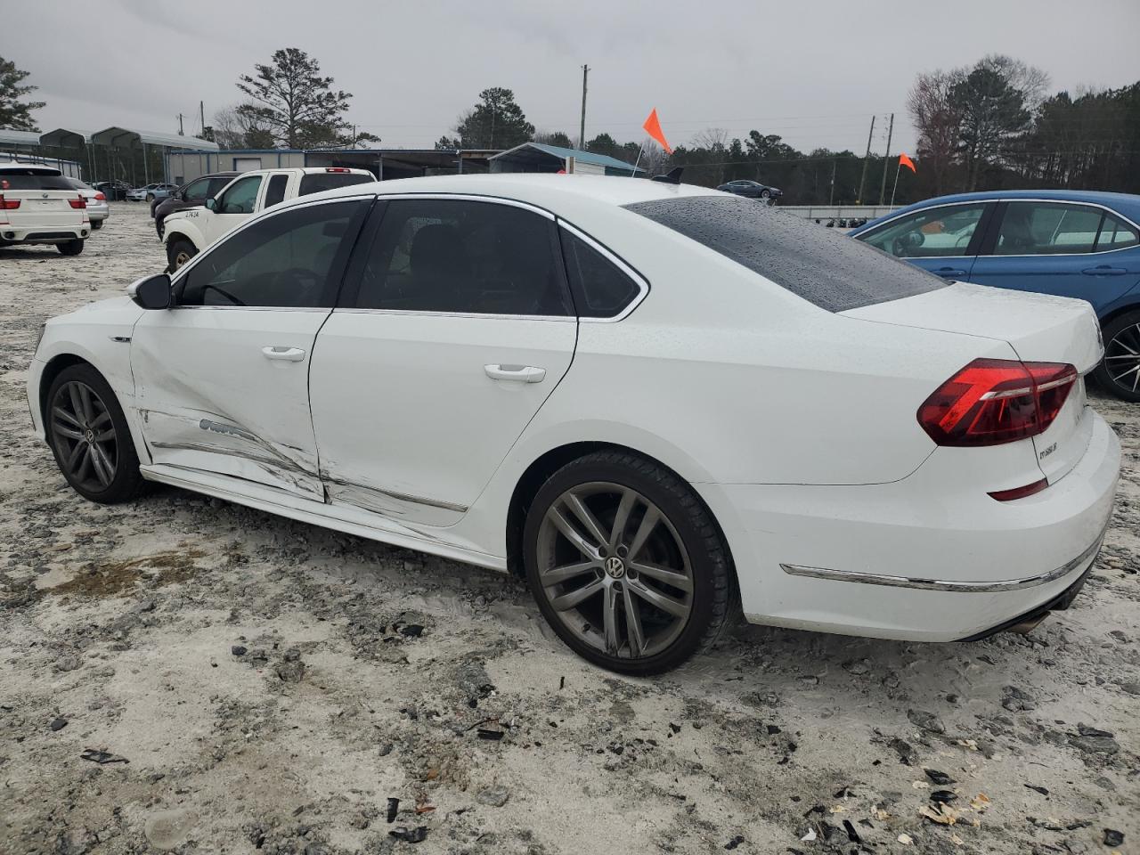 2017 Volkswagen Passat VIN 1VWDT7A33HC028084 Copart auction photo, side damage thumbnail 2