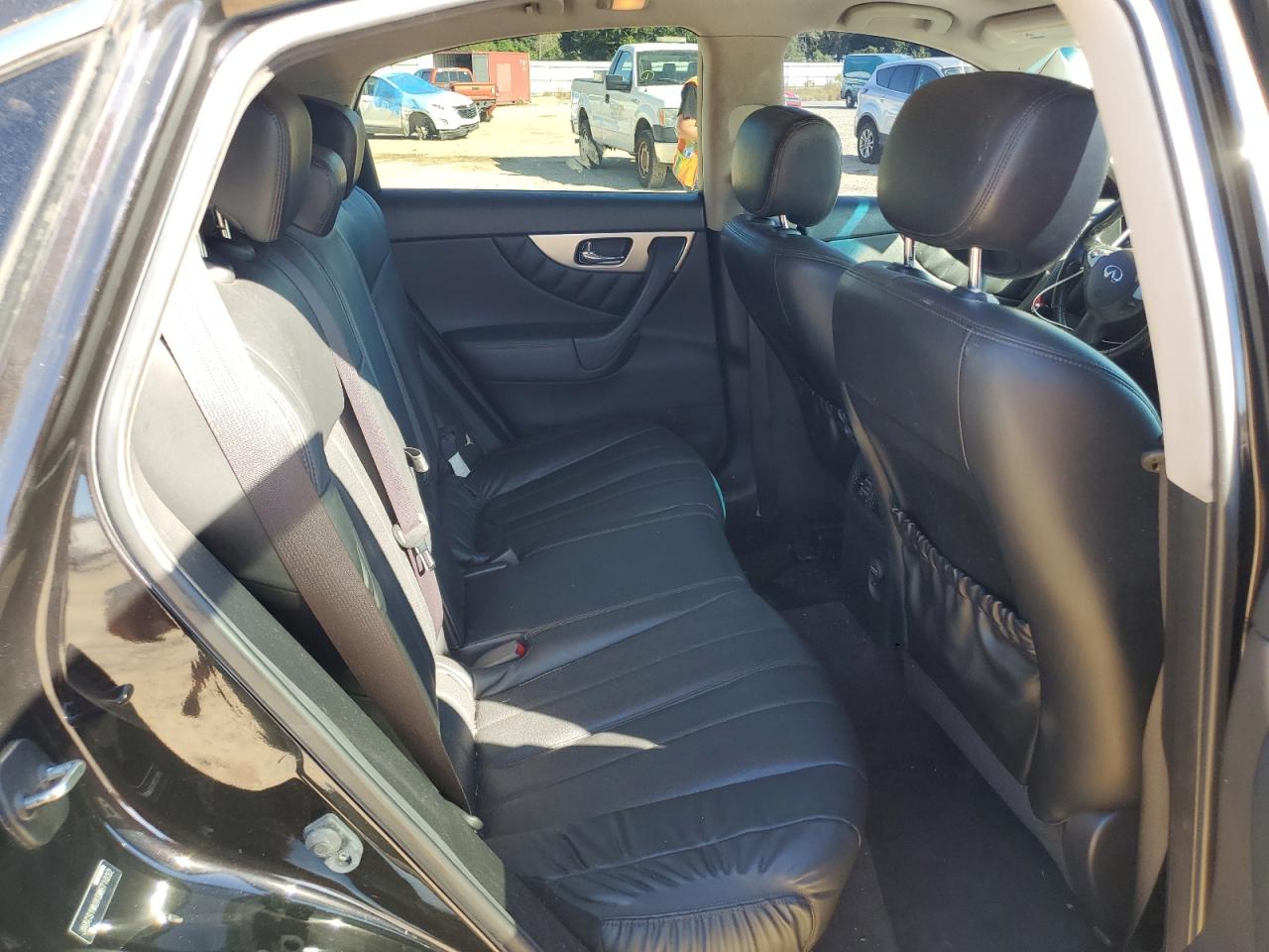 2016 Infiniti QX70 VIN JN8CS1MUXGM671032 Copart auction photo, front end / side damage thumbnail 12