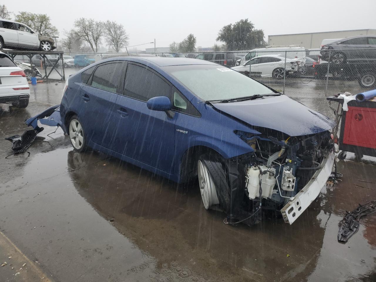 2010 Toyota Prius VIN JTDKN3DU2A1280802 Copart auction photo, all over damage thumbnail 4